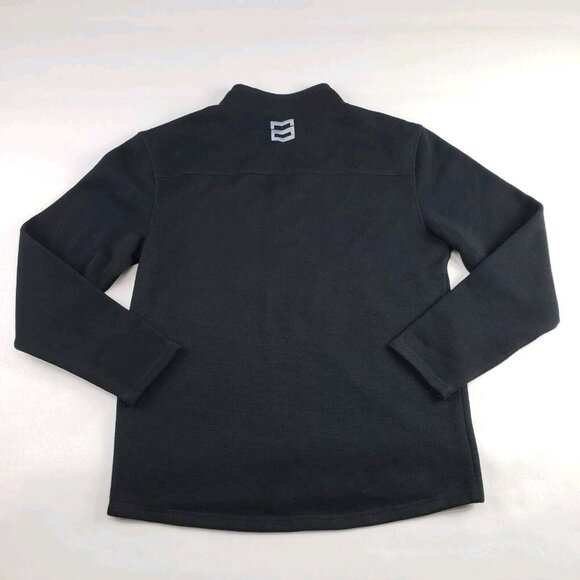 Mtn Ops Summit Fleece Jacket Mens Medium Black 1/4 Zip Pullover Outdoor Winter - Picture 5 of 9